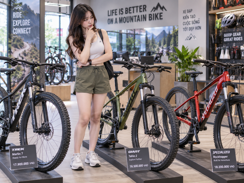 Tích lũy kinh nghiệm chọn xe cho người mới giúp bạn đầu tư hợp lý vào chiếc xe đạp leo núi vừa vặn và bền bỉ. 